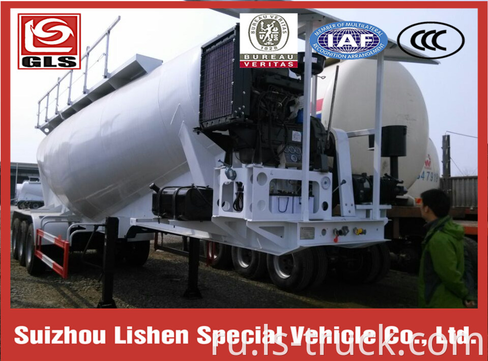 Bulk Cement Tank Semi Trailer,Bulk Powder Truck Trailer for Sale